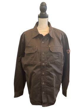 LEGENDARY WHITETAILS Men's Concealed Carry Journeyman Shirt Jacket Tobacco NWT L